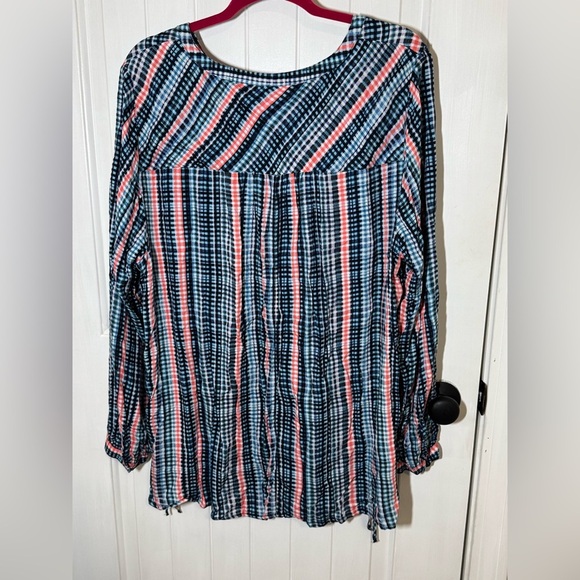 Lane Bryant - No-Peek Button-Front Waist Detail Blouse - Picture 9 of 9